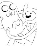 Adventure Time omalovánky pro děti