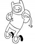 Adventure Time omalovánky pro nejmenší k vytisknutí