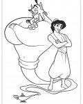 Aladdin omalovánky pro děti