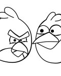 Angry Birds omalovánky pro dívky