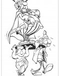 Asterix a Obelix omalovánky pro dívky zdarma