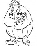 Asterix a Obelix omalovánky k vytisknutí