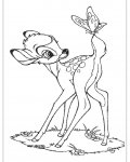 Bambi dětské omalovánky