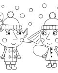 Ben and Holly's Little Kingdom milá online omalovánka pro děti