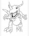 Digimon dětské online omalovánky