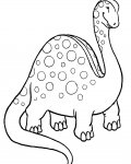 Dinosauři omalovánky pro nejmenší k vytisknutí