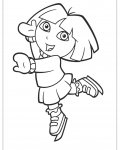 Dora průzkumnice omalovánky pro kluky