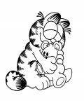 Garfield dětské online omalovánky