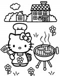 Hello Kitty omalovánky pro nejmenší zdarma