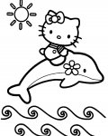 Hello Kitty omalovánky k tisknutí