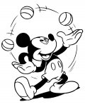Myšák Mickey omalovánky pro dívky zdarma