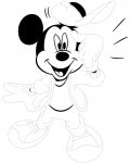 Myšák Mickey omalovánky ke stažení