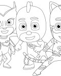 PJ Masks milá online omalovánka pro děti