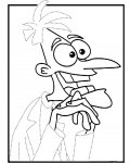 Phineas a Ferb omalovánky pro děti ke stažení