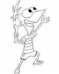 Phineas a Ferb online omalovánky