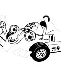 Roary, závodní auto omalovánky pro děti ke stažení