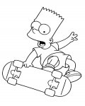 Simpsonovi omalovánky k tisknutí