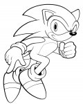 Sonic omalovánky pro děti k vytisknutí
