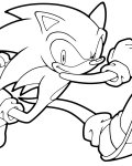 Sonic dětské omalovánky