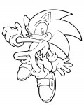 Sonic dětské omalovánky zdarma