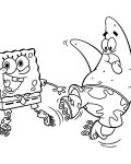 Spongebob v kalhotách omalovánky pro nejmenší zdarma